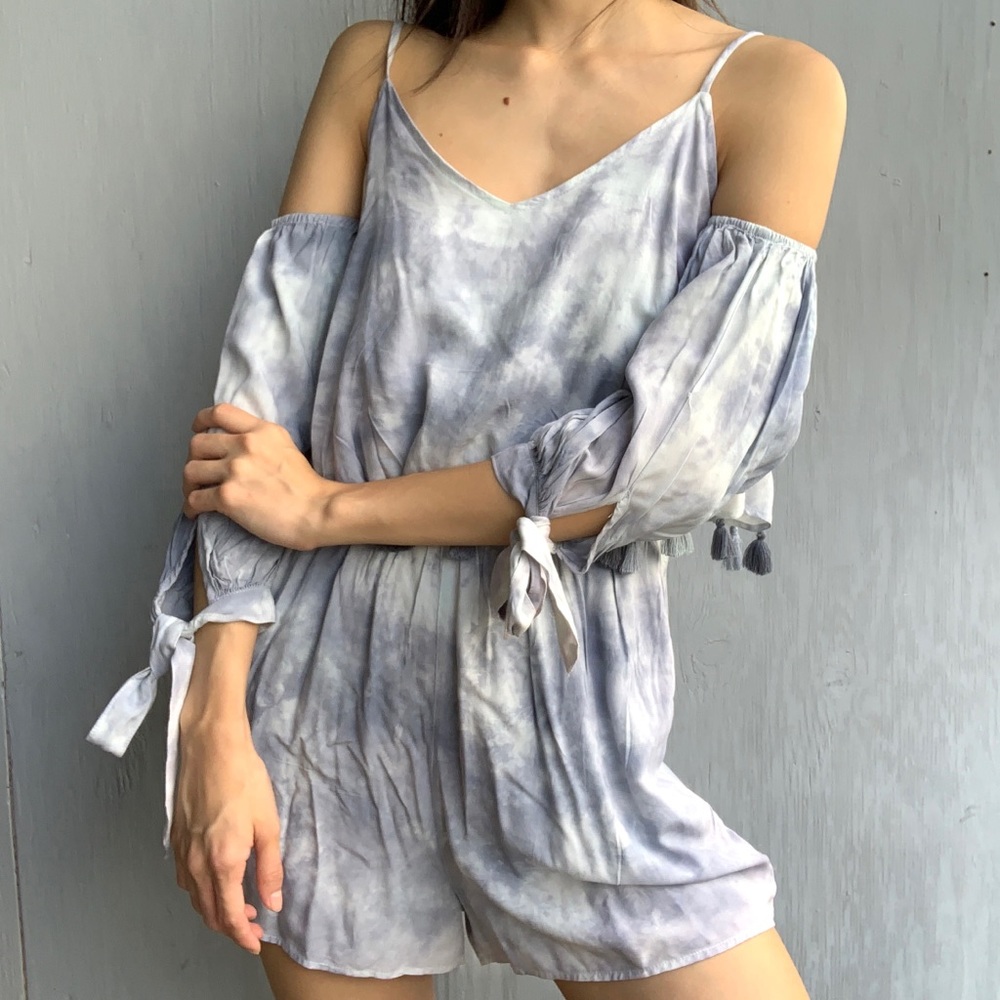 American Eagle Tie Dye Romper